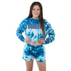 Los Angeles Dodgers MLB Womens Tie-Dye Rush Lounge Shorts