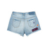 Houston Astros MLB Womens Team Logo Denim Shorts