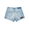 New York Mets MLB Womens Team Logo Denim Shorts
