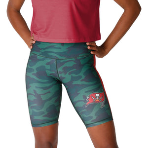 Tampa Bay Buccaneers NFL Womens Camo Bike Shorts