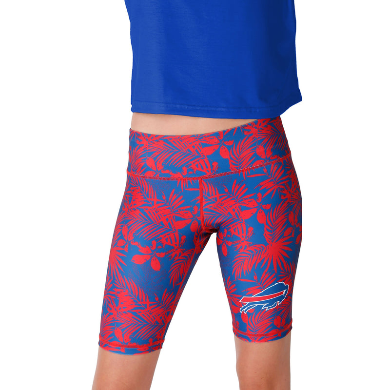 Buffalo Bills NFL Womens Floral Bike Shorts