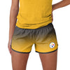 Pittsburgh Steelers NFL Womens Gradient Running Shorts