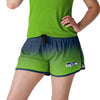 Seattle Seahawks NFL Womens Gradient Running Shorts