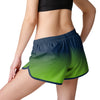 Seattle Seahawks NFL Womens Gradient Running Shorts