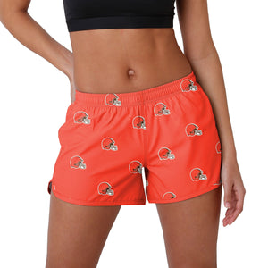 Cleveland Browns NFL Womens Mini Print Running Shorts