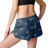 Dallas Cowboys NFL Womens Mini Print Running Shorts