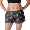 Las Vegas Raiders NFL Womens Mini Print Running Shorts