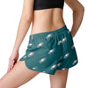 Philadelphia Eagles NFL Womens Mini Print Running Shorts