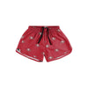 San Francisco 49ers NFL Womens Mini Print Running Shorts