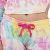 Chicago Bears NFL Womens Pastel Tie-Dye Blast Lounge Shorts