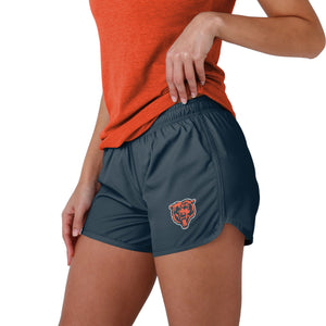 Chicago Bears NFL Womens Solid Running Shorts