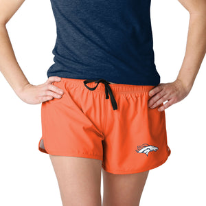 Denver Broncos NFL Womens Solid Running Shorts