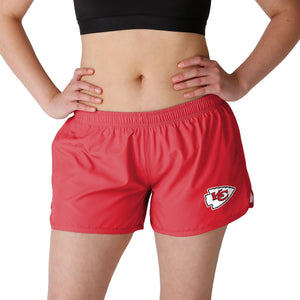 Kansas City Chiefs NFL Womens Solid Running Shorts
