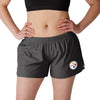 Pittsburgh Steelers NFL Womens Solid Running Shorts