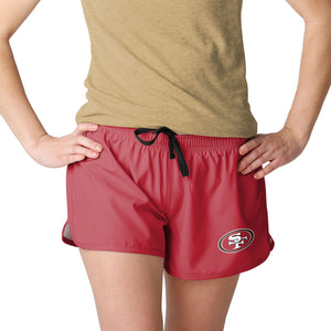 San Francisco 49ers NFL Womens Solid Running Shorts