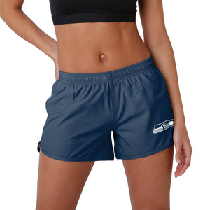 Seattle Seahawks NFL Womens Solid Running Shorts