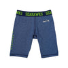 Seattle Seahawks NFL Womens Team Color Static Bike Shorts