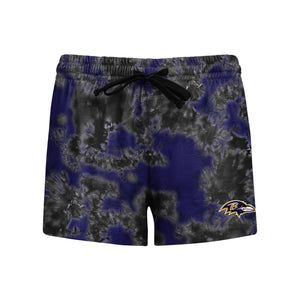 Baltimore Ravens NFL Womens To Tie-Dye For Lounge Shorts