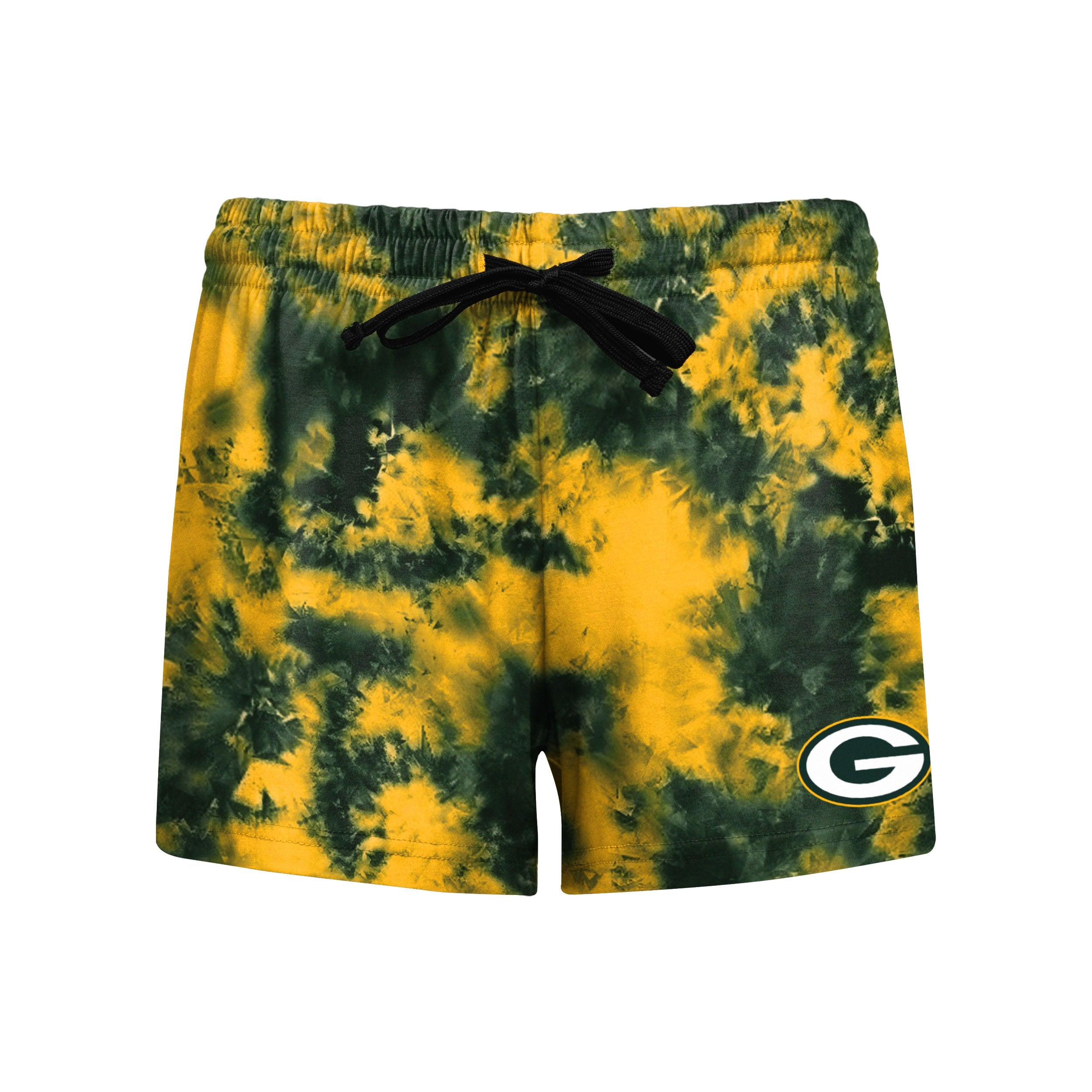 Green Bay Packers Womens Tie-Dye Ribbon Straw Hat FOCO