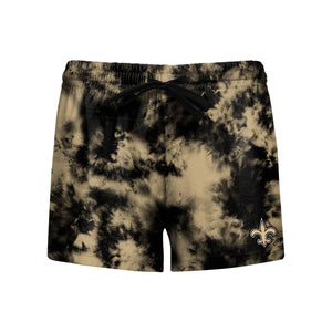 New Orleans Saints NFL Womens To Tie-Dye For Lounge Shorts