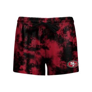 San Francisco 49ers NFL Womens To Tie-Dye For Lounge Shorts