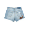 Chicago Bears NFL Womens Team Logo Denim Shorts