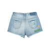 Miami Dolphins NFL Womens Team Logo Denim Shorts