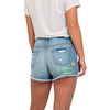 Miami Dolphins NFL Womens Team Logo Denim Shorts