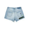 Seattle Seahawks NFL Womens Team Logo Denim Shorts