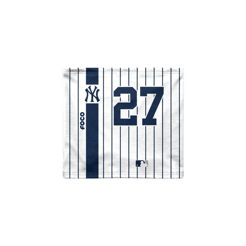 New York Yankees MLB Giancarlo Stanton On-Field Pinstripe UV Gaiter Sc