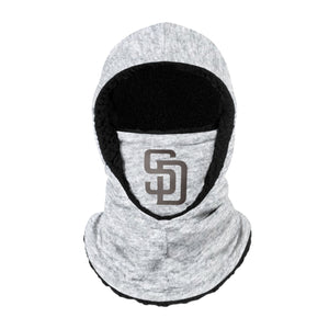 San Diego Padres MLB Heather Grey Big Logo Hooded Gaiter