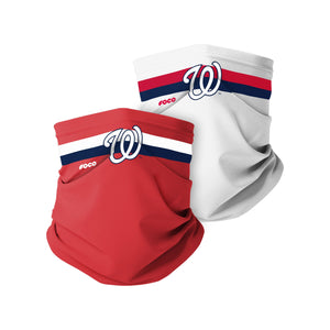 Washington Nationals MLB Stitched 2 Pack Gaiter Scarf