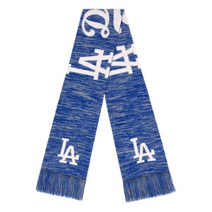 Los Angeles Dodgers MLB Wordmark Big Logo Colorblend Scarf