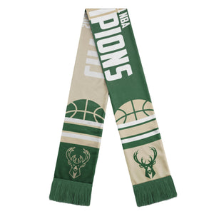Milwaukee Bucks 2021 NBA Champions Acrylic Scarf