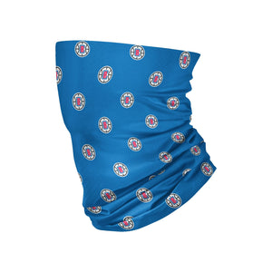 Los Angeles Clippers NBA Mini Print Logo Gaiter Scarf