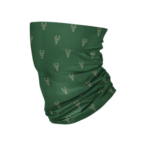 Milwaukee Bucks NBA Mini Print Logo Gaiter Scarf