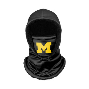 Michigan Wolverines NCAA Black Hooded Gaiter