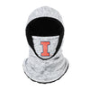 Illinois Fighting Illini NCAA Heather Grey Big Logo Hooded Gaiter