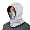 Memphis Tigers NCAA Heather Grey Big Logo Hooded Gaiter