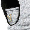 Navy Midshipmen NCAA Heather Grey Big Logo Hooded Gaiter