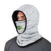 North Dakota State Bison NCAA Heather Grey Big Logo Hooded Gaiter