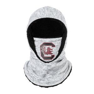 South Carolina Gamecocks NCAA Heather Grey Big Logo Hooded Gaiter