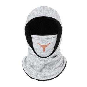 Texas Longhorns NCAA Heather Grey Big Logo Hooded Gaiter