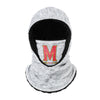 Maryland Terrapins NCAA Heather Grey Big Logo Hooded Gaiter