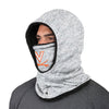 Virginia Cavaliers NCAA Heather Grey Big Logo Hooded Gaiter