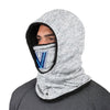 Villanova Wildcats NCAA Heather Grey Big Logo Hooded Gaiter