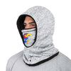 Kansas Jayhawks NCAA Heather Grey Big Logo Hooded Gaiter