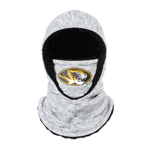 Missouri Tigers NCAA Heather Grey Big Logo Hooded Gaiter