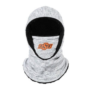 Oklahoma State Cowboys NCAA Heather Grey Big Logo Hooded Gaiter