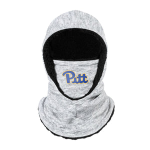Pittsburgh Panthers NCAA Heather Grey Big Logo Hooded Gaiter